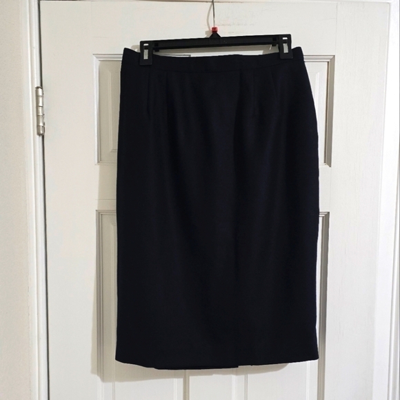 Chelsea Cambell Vintage Women 100% Wool Midi Skirt Size 10 - Picture 1 of 6